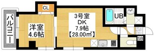 テリアズ港町の物件間取画像